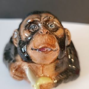 Kevin Francis Face Pot Chimpanzee Retired England